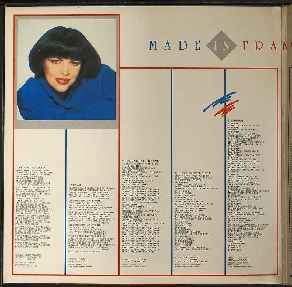 Mireille Mathieu - Made In France - LP vinyl - Image 3 of 4