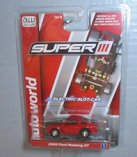 "NEW" AW REL 1 SUPER III RED/BLACK 2005 FORD MUSTANG GT HO SLOT CAR