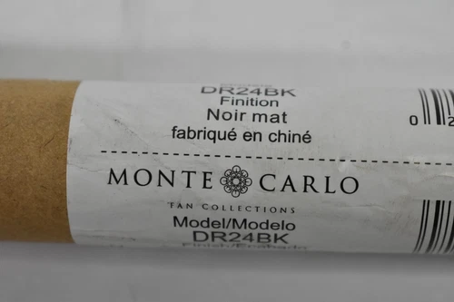 Monte Carlo DR24BK Traditional Downrod Collection 24" Matte Black Finish - Picture 5 of 5