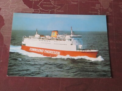 MV Prinses Maria Esmeralda.  TOWNSEND THORESEN . . POSTKARTE