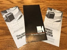 KEF Speaker ad flyers