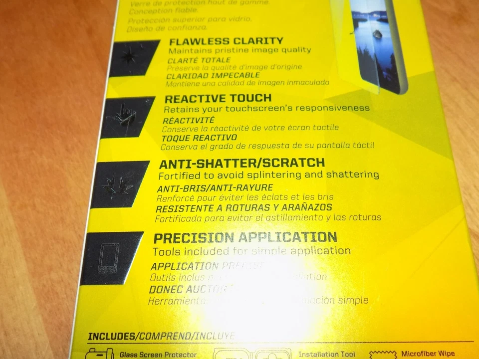 OTTERBOX ALPHA GLASS Screen Protector Apple iPhone 5 5S 5C FORTIFIED SEALED NEW - Image 3 of 4