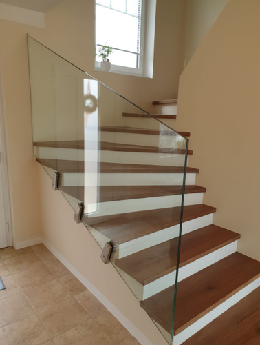 Outdoor Indoor Glass Balustrade Baluster Railing Stainless Steel Foot - Picture 6 of 13
