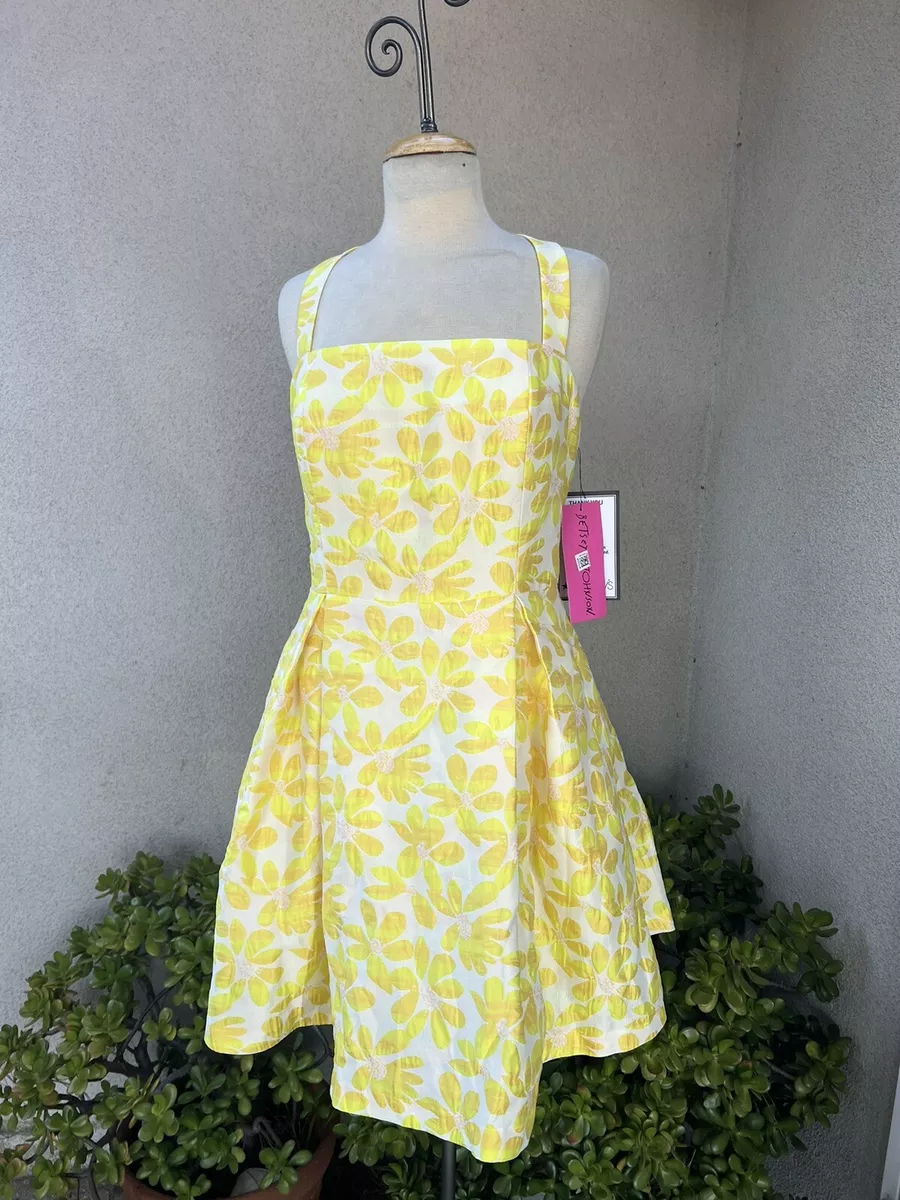 Betsey johnson top yellow dress