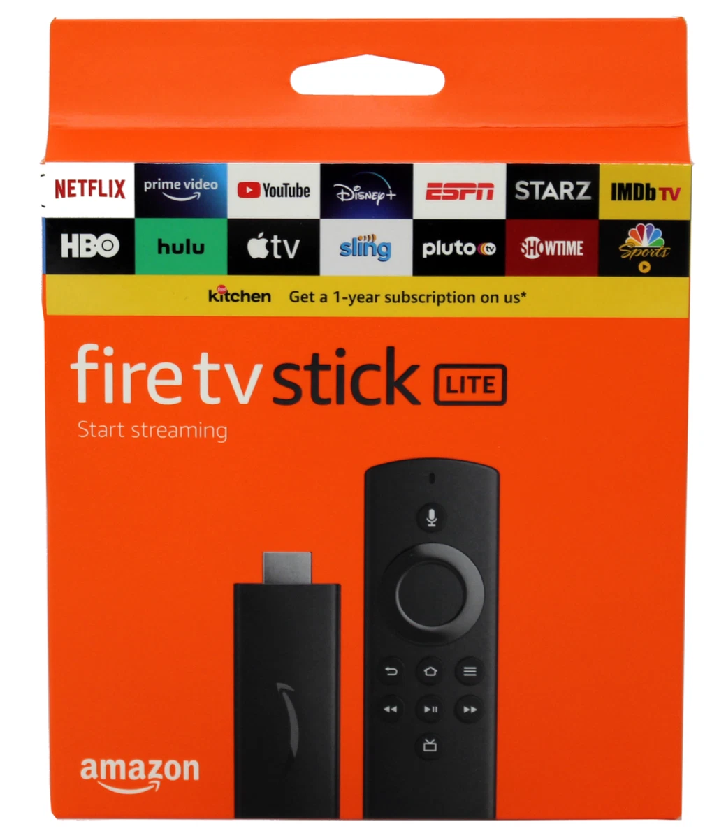 Fire TV Stick Lite with Latest Alexa Voice Remote Lite (No TV  controls), HD streaming Device