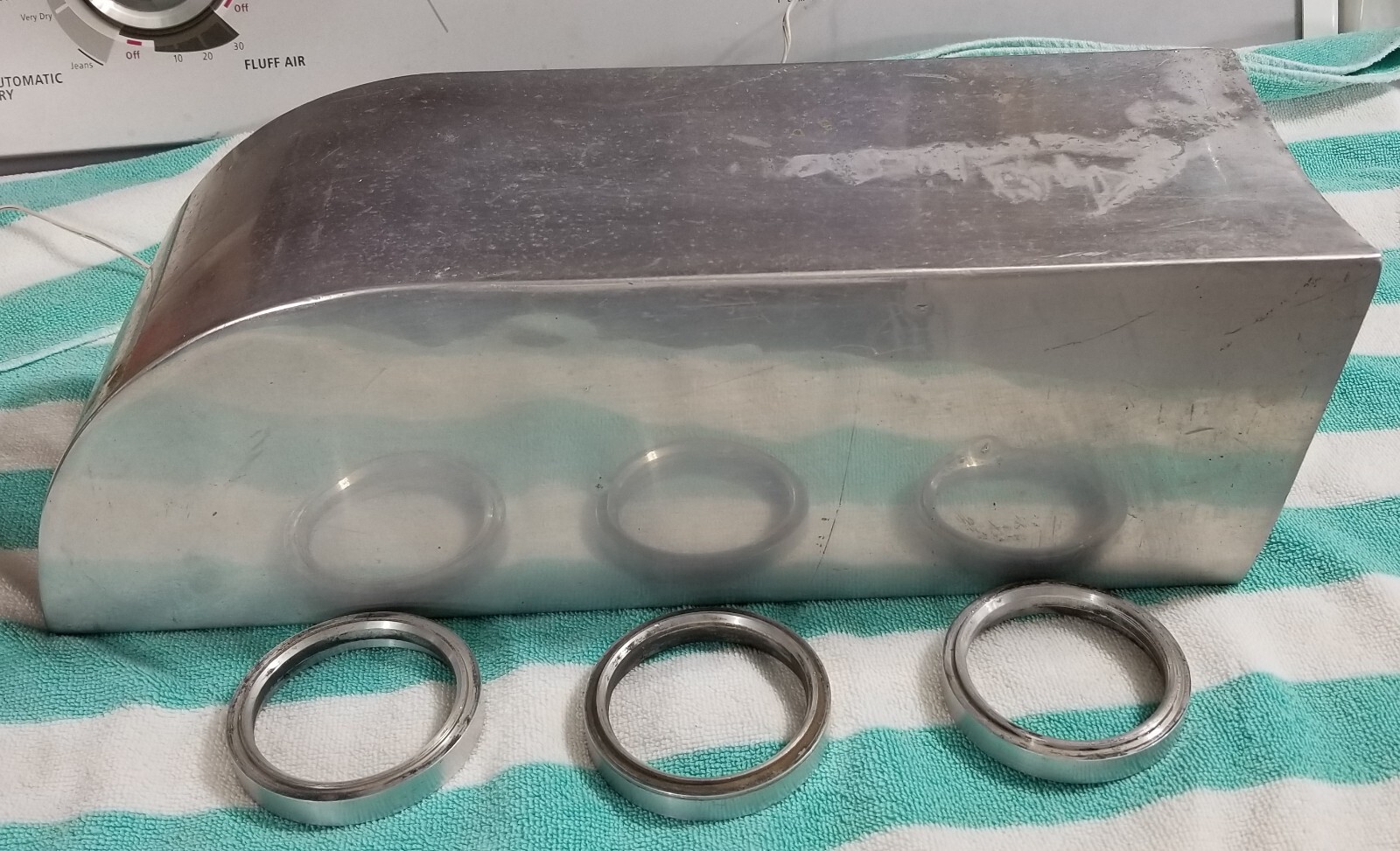 Vintage Polished Aluminum 3x2 Carburetor Bug Catcher Hood Scoop eBay