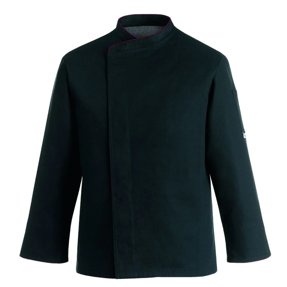 EGOCHEF Kochjacke Black Comfort Extra schwarz Übergröße Gr. 5XL 6XL 7XL ★TOP★