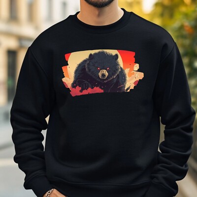 Bär im Anime Sweatshirt Kuschelig und Perfekt für jeden Anlass S bis 4XL