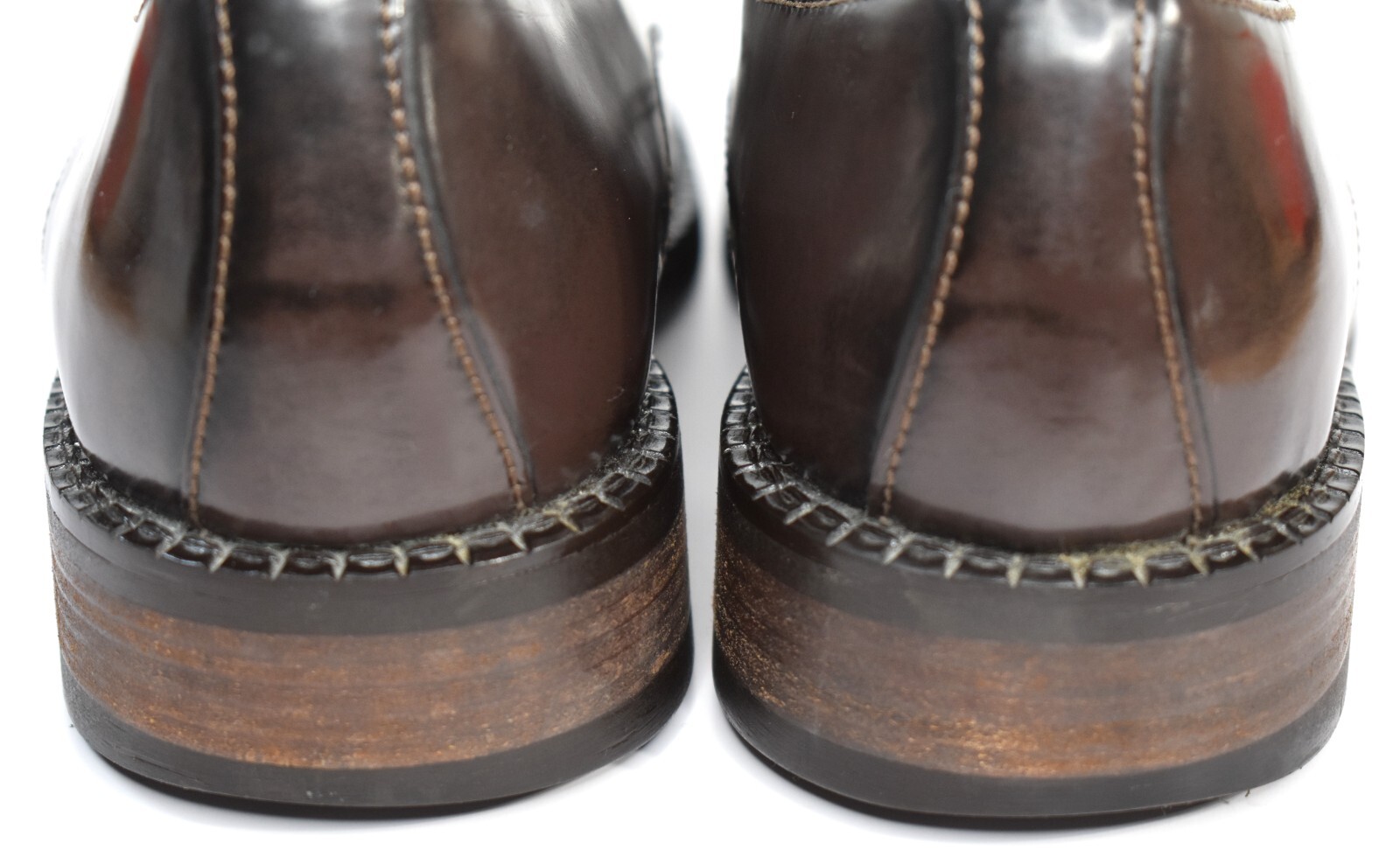 SAOLA Scarpa elegante Kenneth Cole Reaction Square Top davanti pizzo marrone uomo 11M