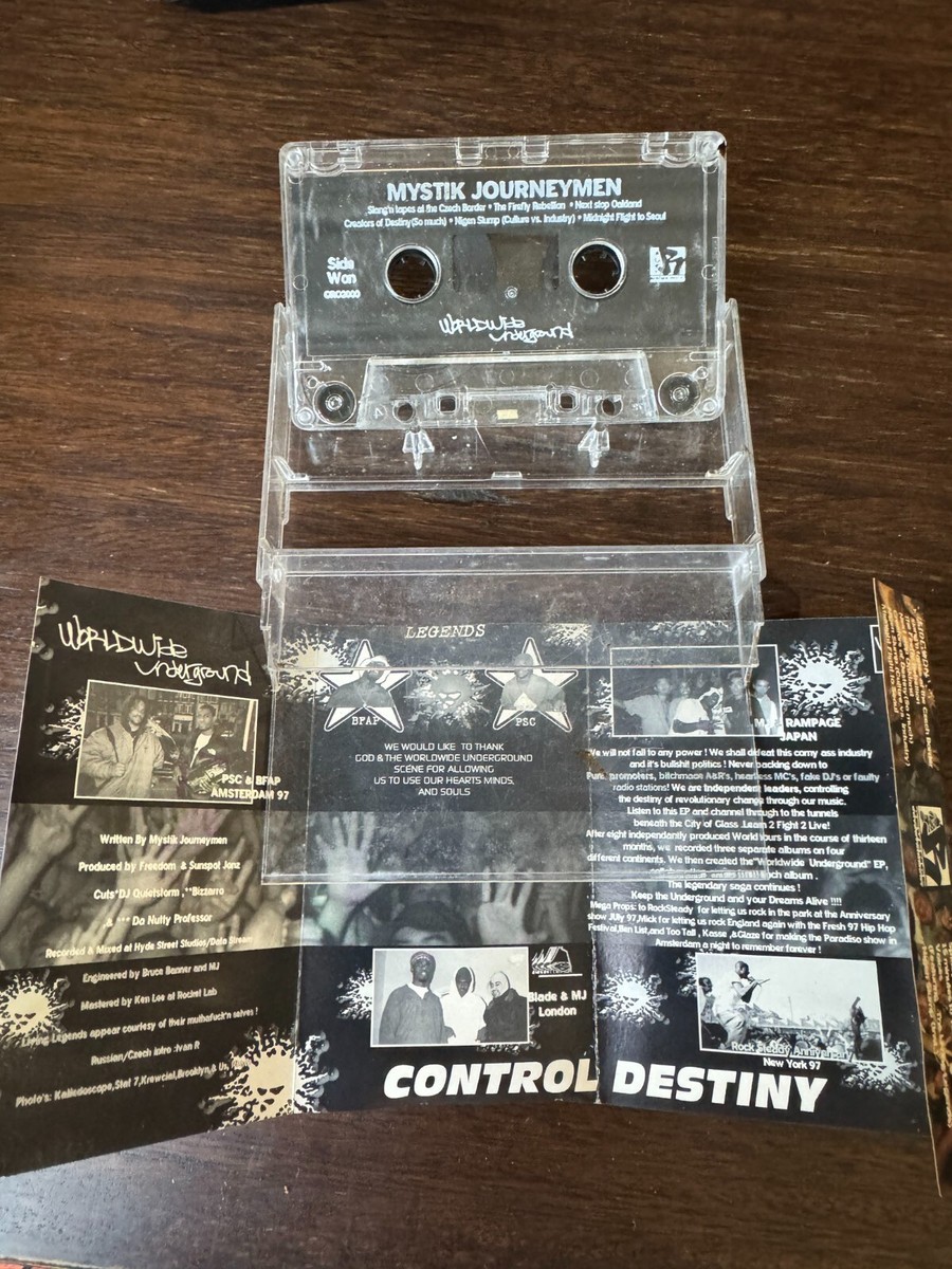 MYSTIK JOURNEYMEN - WORLDWIDE UNDERGROUND (CASSETTE TAPE) 1998