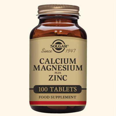 Calcium Magnesium Plus Zink Mineral Vegan Tabletten von Solgar - 100