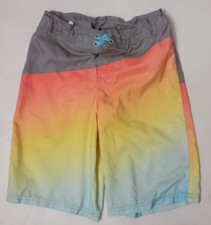 Boy's Art Class Board Shorts Swim Trunks Adjustable Waist Size 16 Mesh Lined
