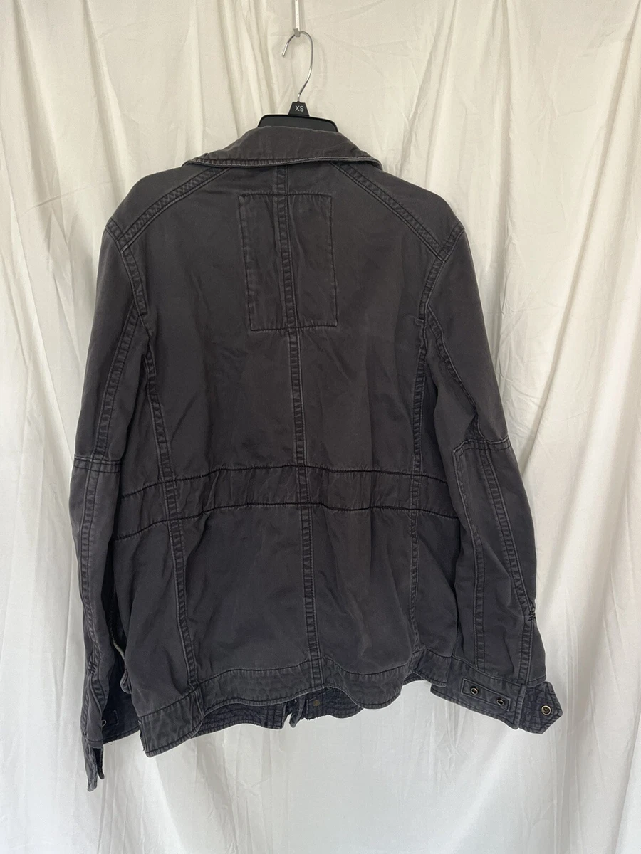 Ruehl No. 925 Milligan Jacket Distressed Gray Medium Vintage
