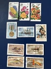 usa stamps 29 cent stamps, Used, Collection Of 10 Stamps