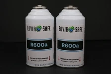 Enviro-Safe R-600a Refrigerant Inverted Piercing 6 oz 2 Cans #8070