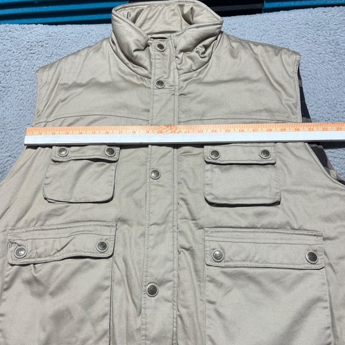 Field & Stream Gordon & Ferguson Vest Mens 3XL Tan Hunting Fishing Snaps Vintage - Picture 7 of 14
