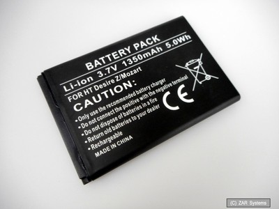 MicroSpareparts Mobile MSPP2635 Akku, Battery BB96100 für HTC Sense, 1300mAh NEU
