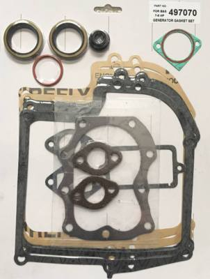 #ad COMPLETE ENGINE GASKET OVERHAUL KIT WITH SEALS for BRIGGS amp; STRATTON 497070 $33.99