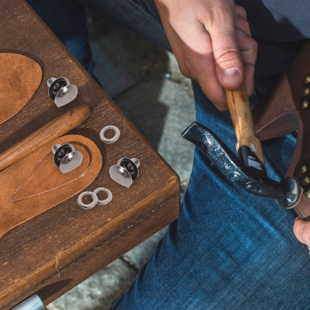 APL 10 Pezzi Accessori per Fibbie per Scarpe Uomo Stivali Scarpe per Stivali in Metallo