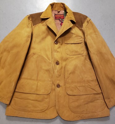 ジャケット・アウター MASLAND HUNTING JACKET 1950s 1960s Vtg 40s 50s CUMBERLAND TAPATCO Cotton Canvas Hunting Jacket