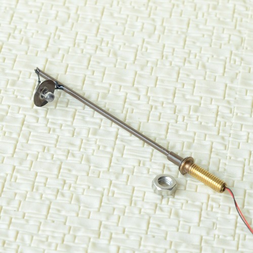 10 x OO / HO scale LED street light model train path lamp post + resistor #R7BR - Picture 2 of 4