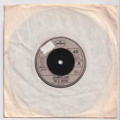 (nZ282) Dee D Jackson, Automatic Lover - 1978 - 7'' vinyl