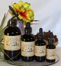 HAWTHORN LEAF & FLOWER Extract BP CHF Heal Heart Organic Folk Remedy Tincture ~