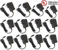 Lot 12pcs DC 12V 1A 1000mA Surveillance Security Camera Power Supply Adapter