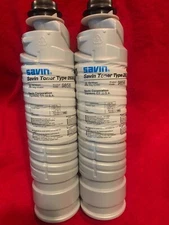 OEM SAVIN 2 TONERs TYPE 2535 BLACK PRODUCT CODE 9856 w/free US shipping lower 48