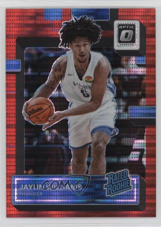 2022 Panini Donruss Optic Rated Red Pulsar Prizm Jaylin Williams #246 Rookie RC