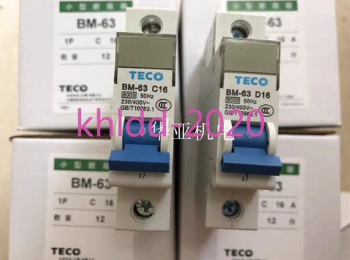 1PZ Nuovo Interruttore TECO BM-63 1P Tipo C Tipo dinamico Spedizione Gratuita #F0 - Foto 4 di 4