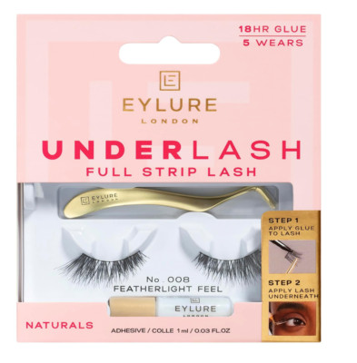 Eylure London Underlash Full Strip Eyelashes - (New In Box) - 5 Wears