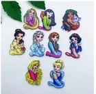 40Pcs cartoon acrylic girl mix Charm necklace Pendant DIY Jewelry Making
