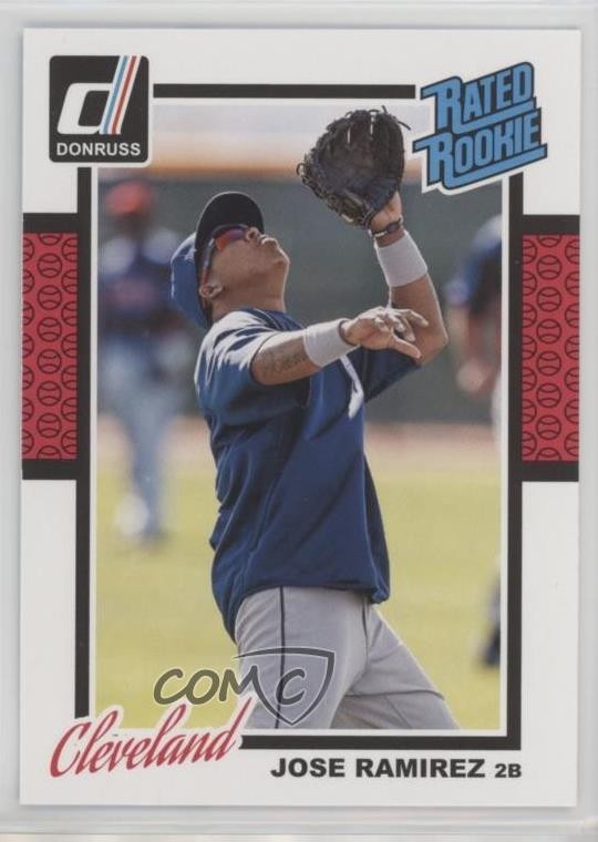 2014 Panini Donruss Rated Rookie Jose Ramirez #258 1lj1