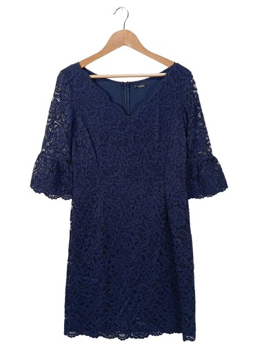VERA MONT Abito in pizzo Donna Taglia IT 42 blu stile casual - Foto 1 di 5