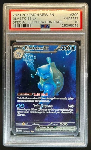 2023 Pokemon SV 151 Blastoise ex #200/165 PSA 10 GEM MINT
