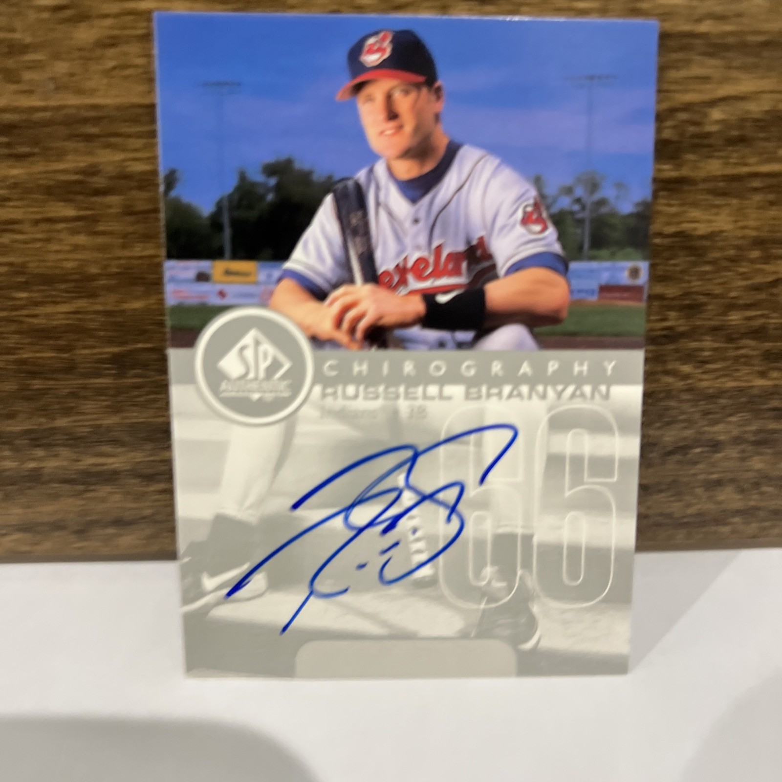 Russell Branyan #RB 1999 SP Authentic Baseball Chirography