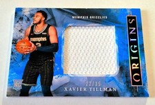 XAVIER TILLMAN (RC JUMBO JERSEY #22/35) 2020-21 Panini Origins BLUE #RJJ-TIL