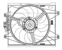 1X Nrf 47655 LüFter MotorküHlung FüR Fiat