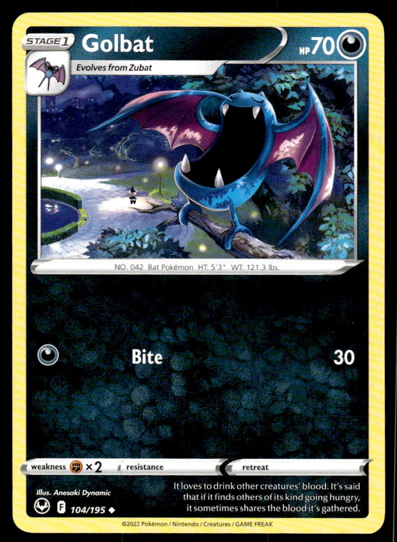 SWSH12: Silver Tempest #104/195 Golbat