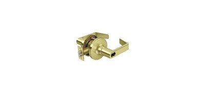 Comm. Classroom IC Core GR1, Clarendon Less CYL in Polished Brass
