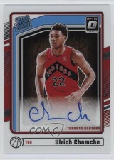 2024 Panini Donruss Optic Rated Rookie Signatures Ulrich Chomche #318 Auto 05jo
