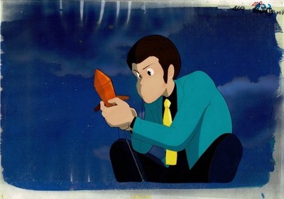 The Castle of Cagliostro Lupin Original Movie Cel + Background Copy Mandarake