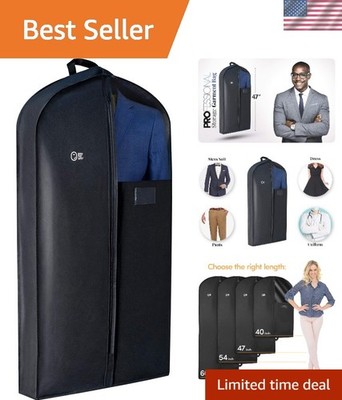 Luxury Storage Garment Bag for Men Suit, Long Women Dress, Tuxedo, Uniform