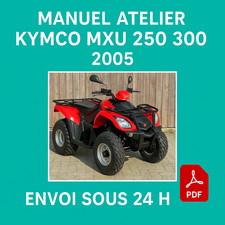 Manuel Atelier Kymco MXU 250 300 2005 Revue Technique Moto Français RMT CD PDF