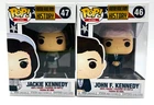 John F. Kennedy & Jackie Kennedy Funko Pops Icons American History #46 & #47