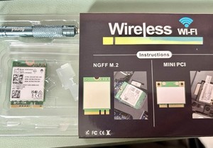 GENUINE Intel WIRELESS WIFI And BLUETOOTH  DUAL BAND CARD AX201NGW