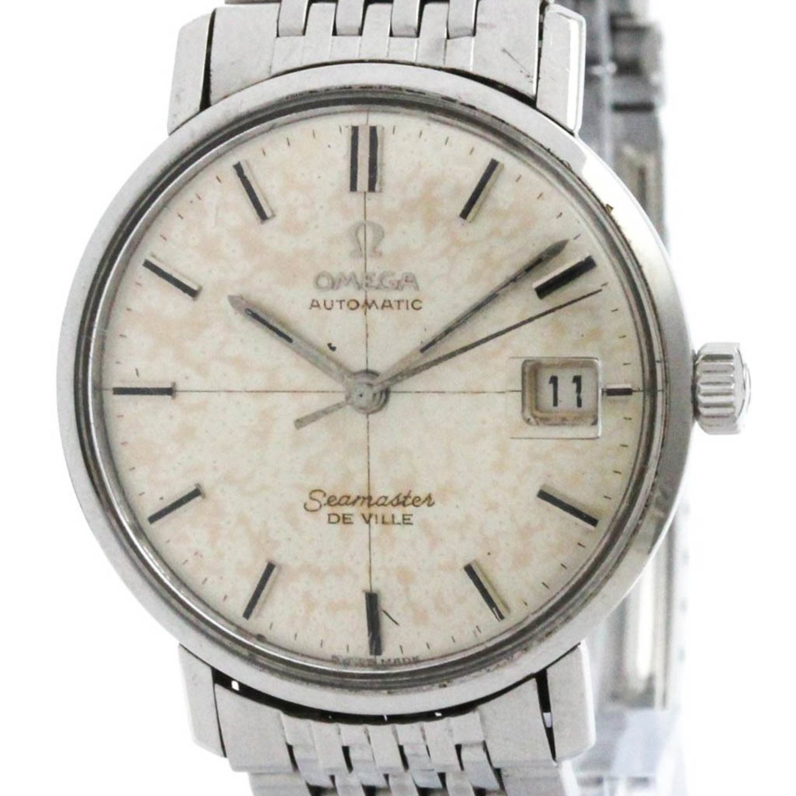 Omega Seamaster Stainless Steel Automatic Mens Watch Used From Japan