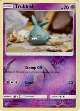 Trubbish 50/145 Common Guardians Rising Pokemon Reverse Holo Lightly Played