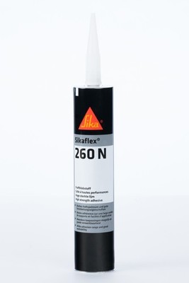 Sikaflex 260N schwarz 300ml Kart. Polyurethan Kraftklebstoff